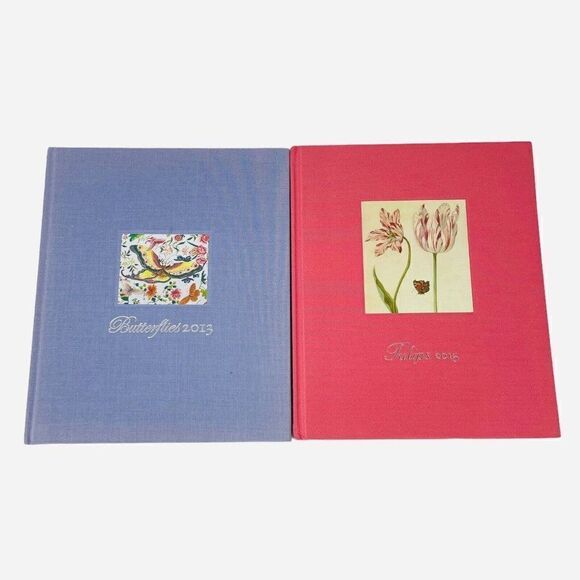 Metropolitan Museum of Art Calendar Book Set of 2013 Butterflies 2015 Tulips HC - Picture 1 of 11